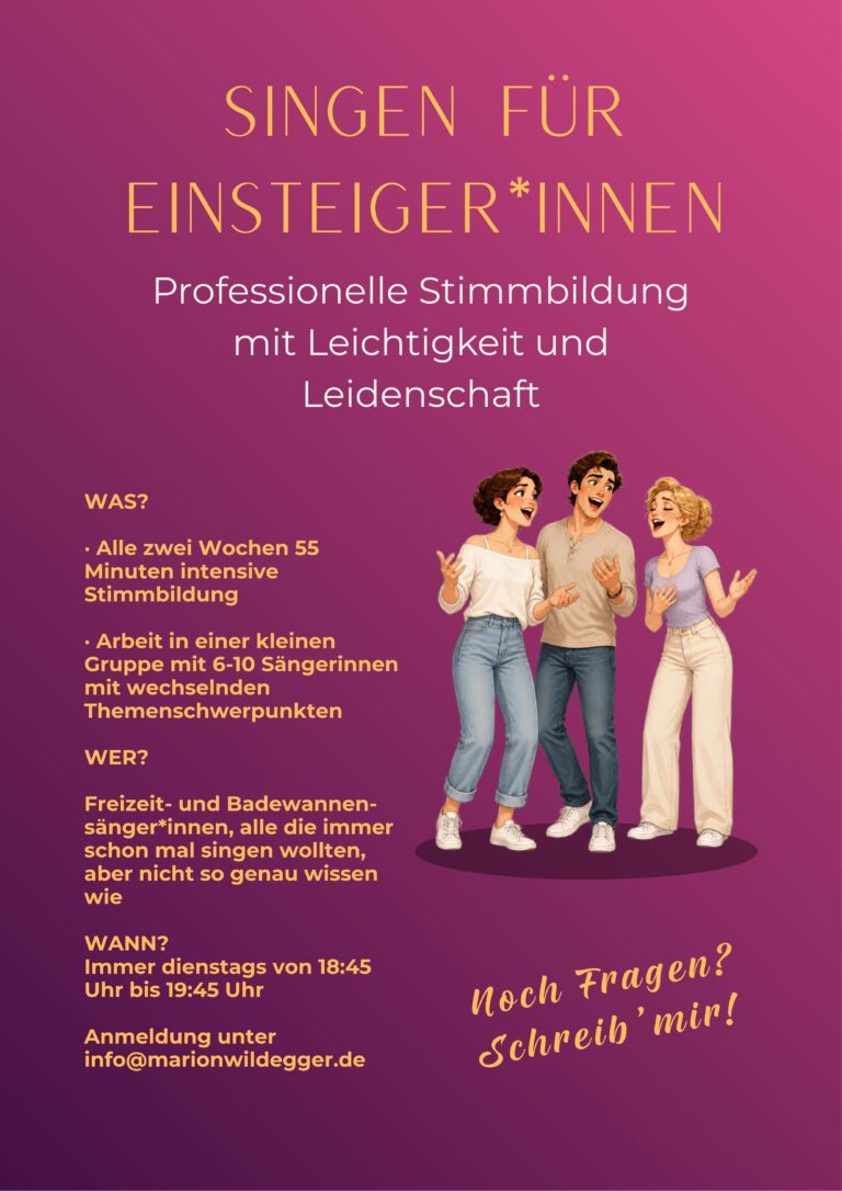 Gesangsunterricht in Saarbrücken Saarland