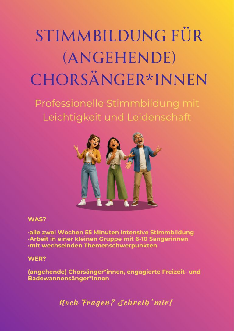 Gesangsunterricht in Saarbrücken Saarland