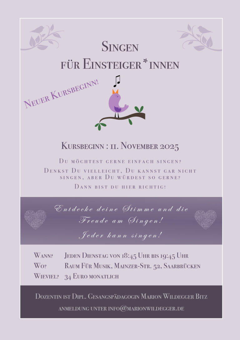 SingenfürEinsteigerInnen25