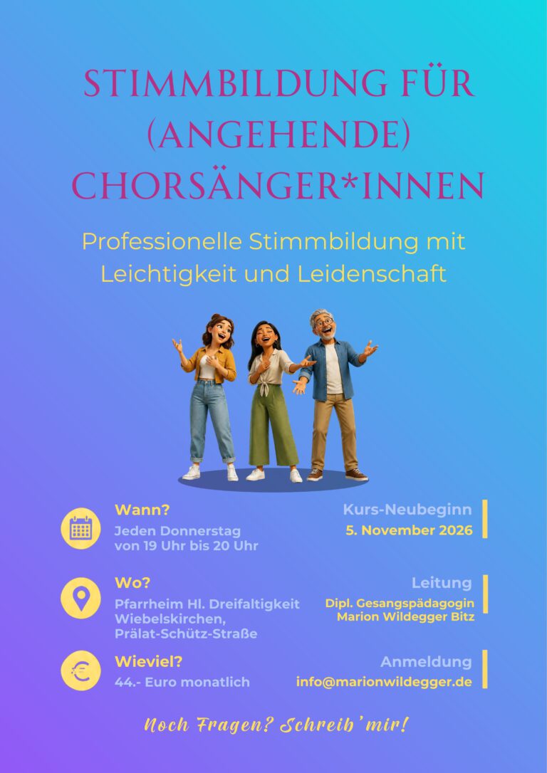Gesangsunterricht in Saarbrücken Saarland
