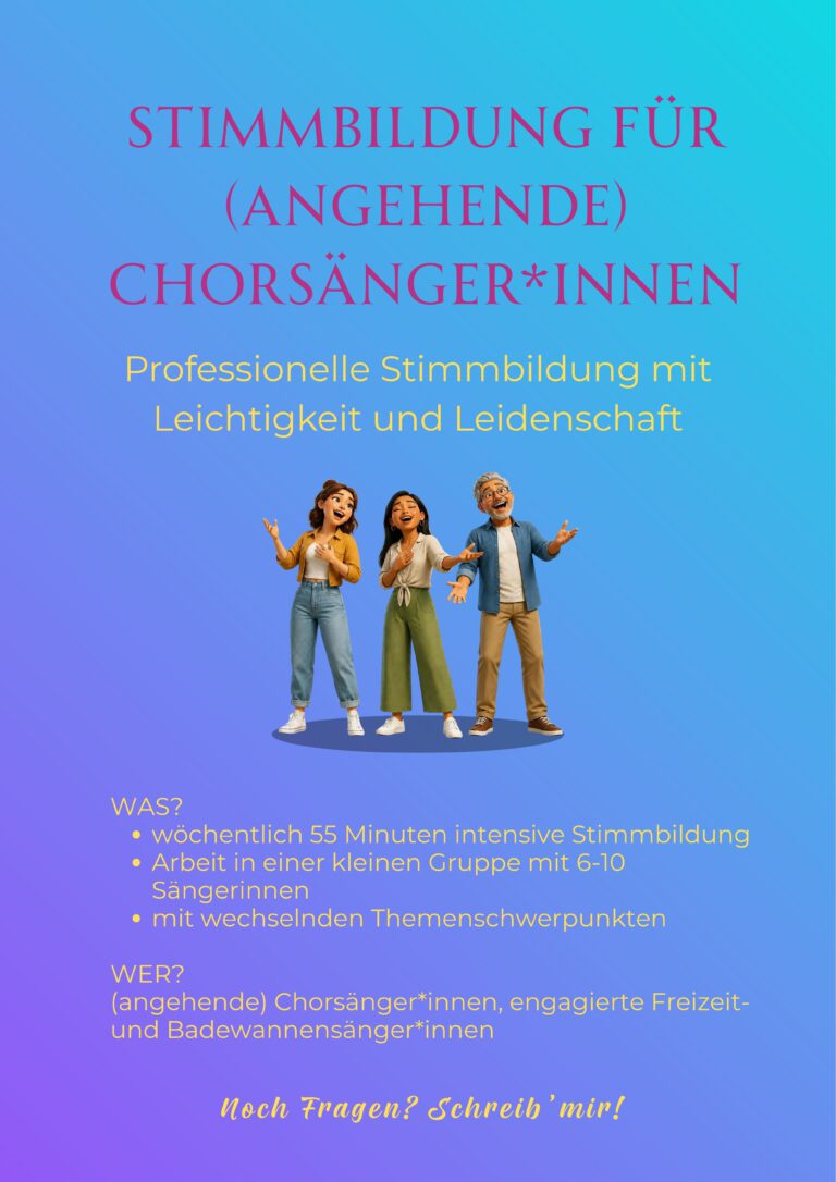 Gesangsunterricht in Saarbrücken Saarland